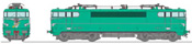 French Electric Locomotive Class BB 16015 original green liveral model, FLECHE D